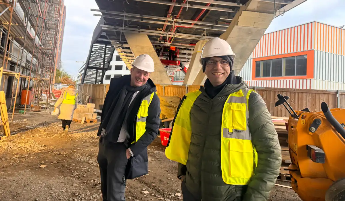 From Vision to Opportunity: Our Founders Visit a Future 5-Star Hotel in Frankfurt